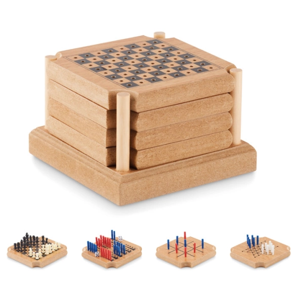 COASTGAME, Jeu de sous-verre 4 pièces front