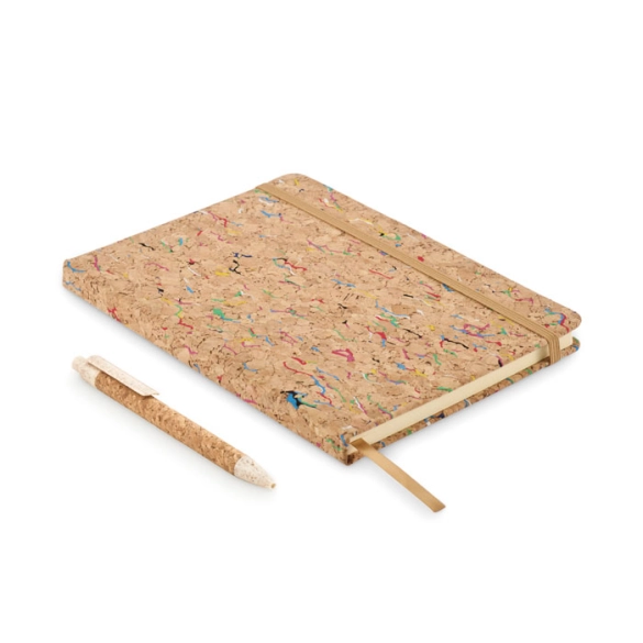CORNOTA, Cahier A5 en liège de couleur front