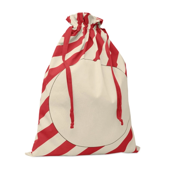 LAUKKU, Grand sac coton Père Noël front