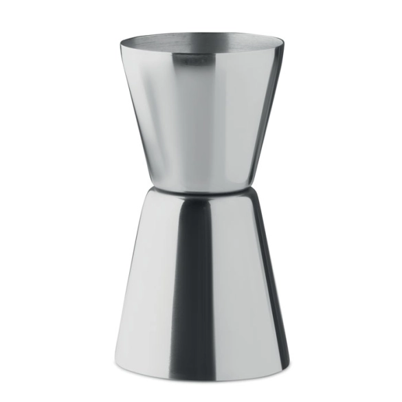 FROZEN, Verre doseur acier inoxydable front