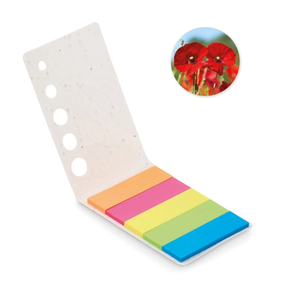 MEMO SEED, Notes adhésives en papier à pla front