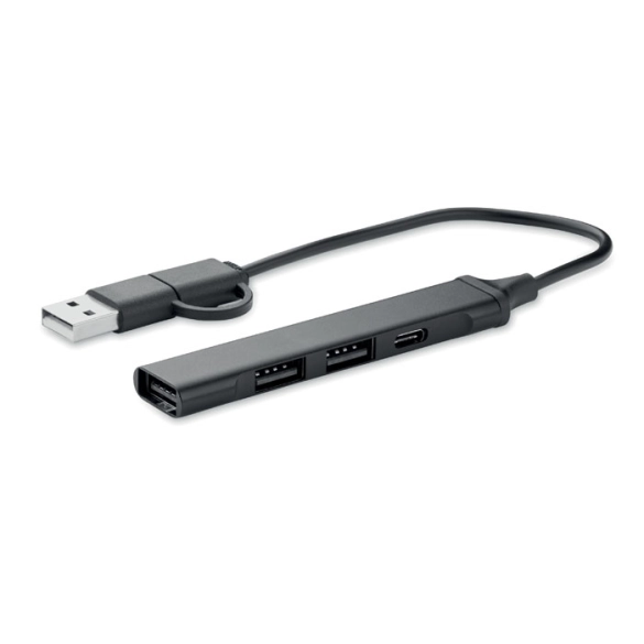 CURRENT, Hub USB 4 ports 19 cm front