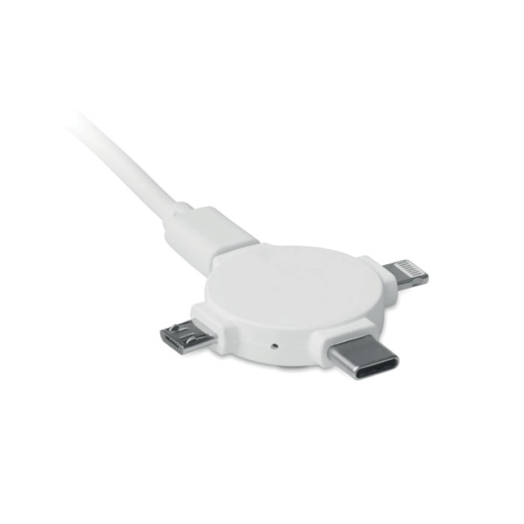 LIGO CABLE, Câble avec adaptateur  3 en 1 front