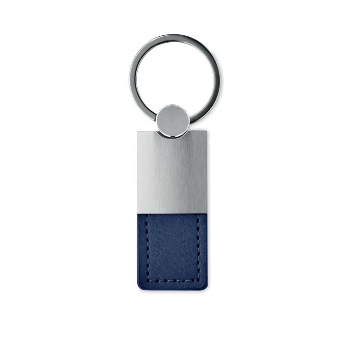 Porte-clés simili-cuir et métal "Raso"