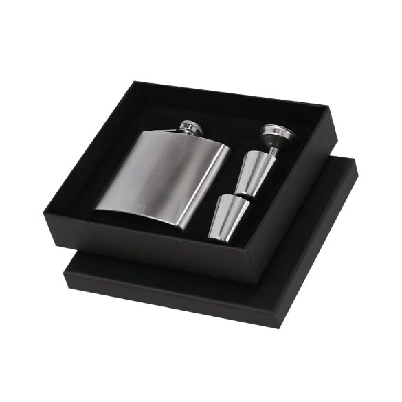 Set flasque 175ml avec verres "Flaskly"