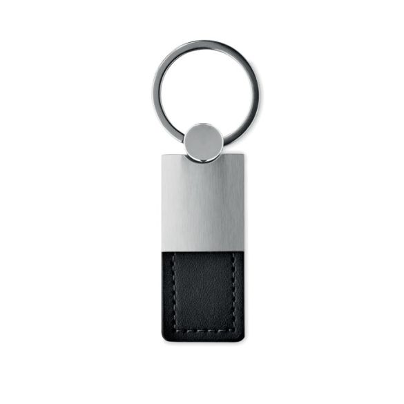Porte-clés simili-cuir et métal "Raso"