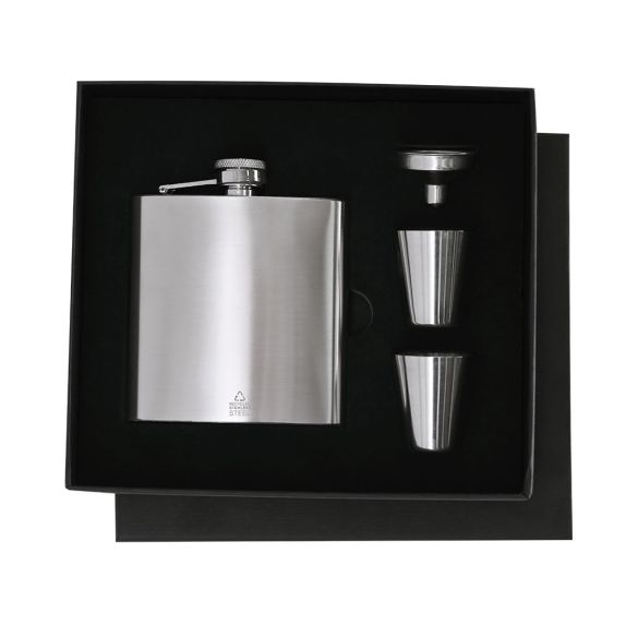 Set flasque 175ml avec verres "Flaskly"