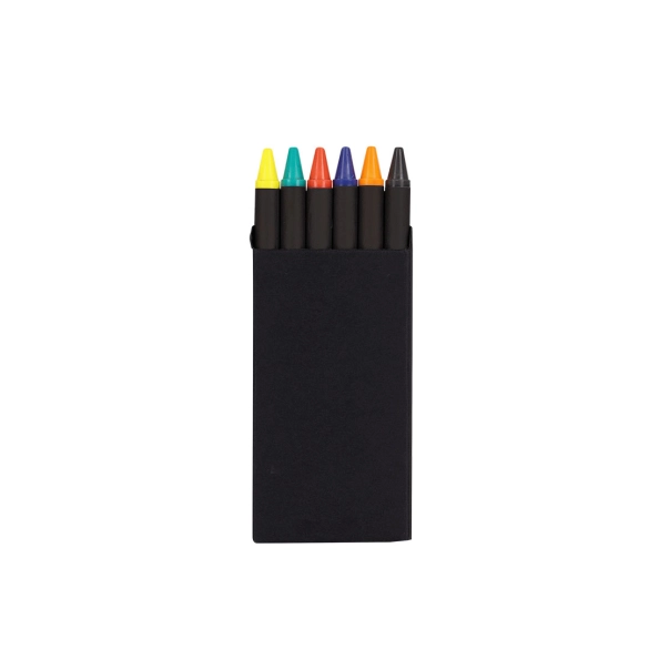 Boîte 6 crayons de cire "Visali"