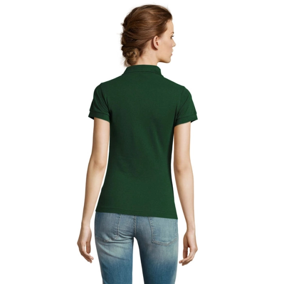 Polo femme en polyester et coton "Berga"