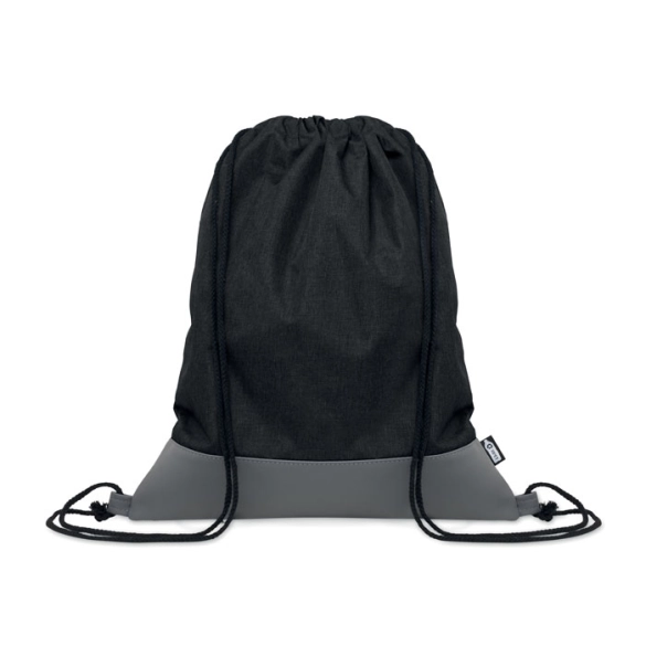 Sac à cordon en PU RPET 2 tons "Kirsten"