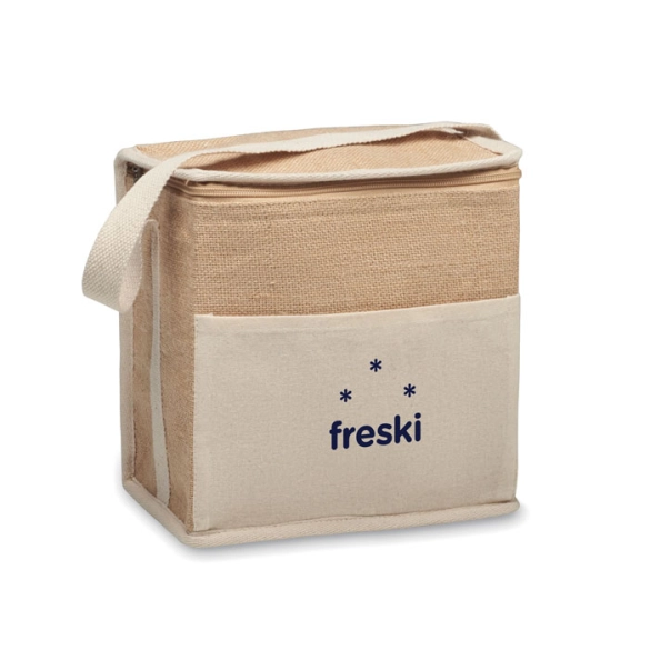 Sac isotherme toile et jute 3 litres "Higgins"