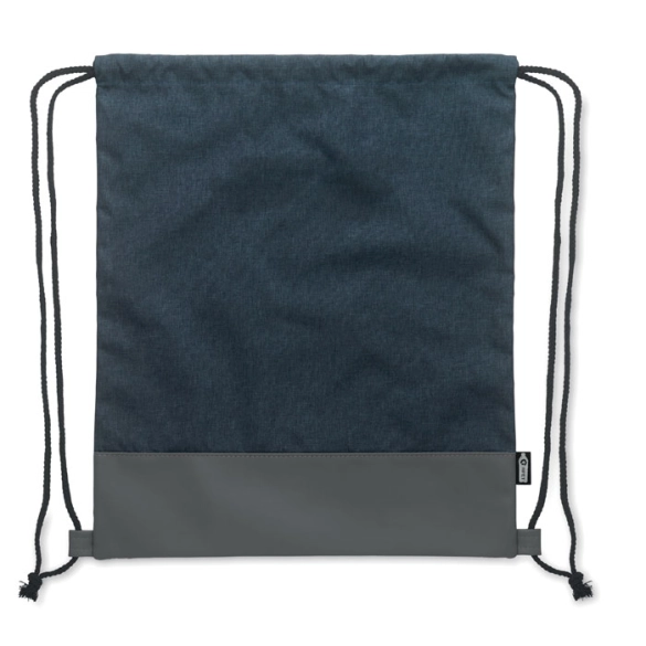 Sac à cordon en PU RPET 2 tons "Kirsten"