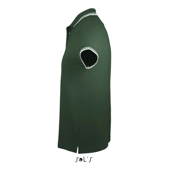 Polo homme avec liseré blanc 200gr "Cachan"