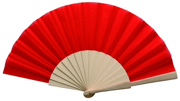Éventail en bois et polyester "Tornon"