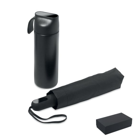 HITHERE, Coffret  parapluie et gourde