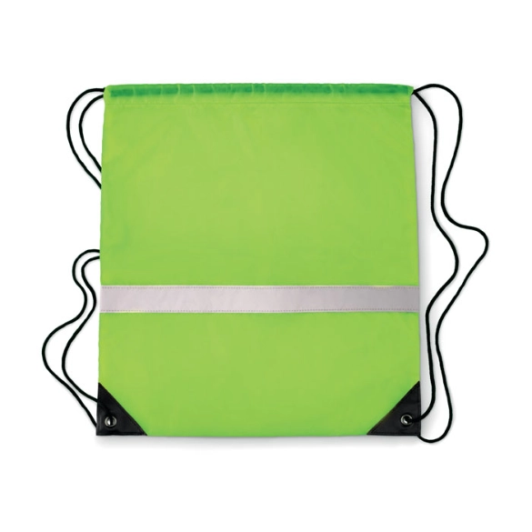 Sac à cordons avec bandes réfléchissantes "Fluor"