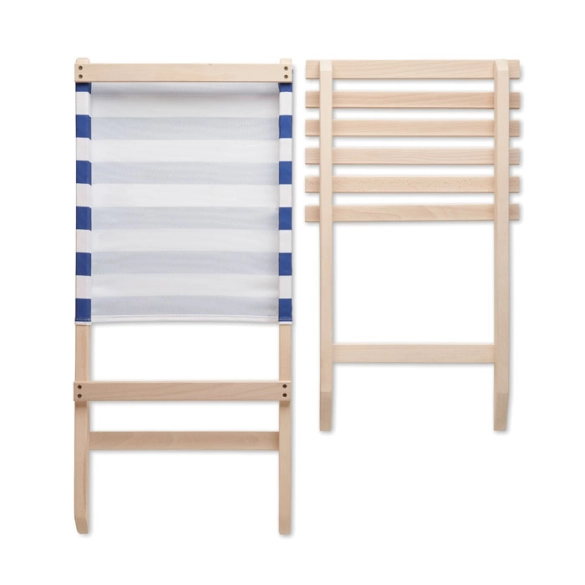 Chaise de plage pliable en bois "Kenyad"
