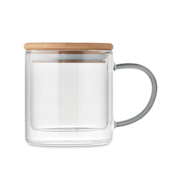 Mug en verre double paroi 300ml "Avelino"