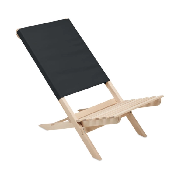 Chaise de plage pliable en bois "Kenyad"