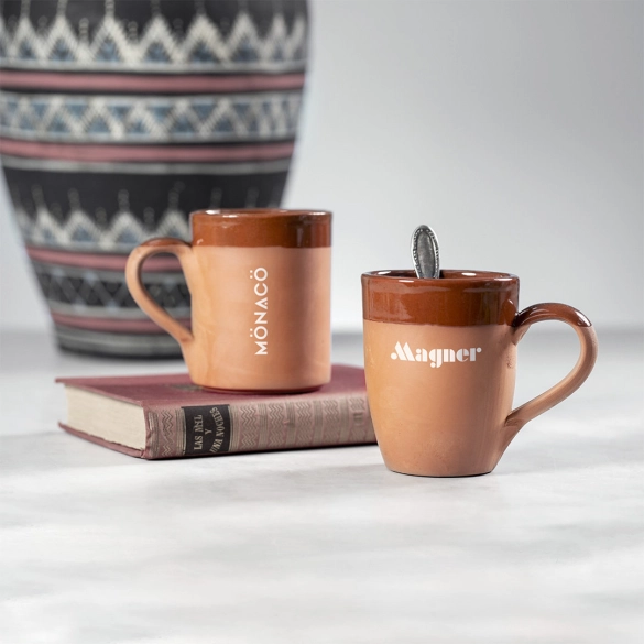 Tasse en argile  forme droite 330ml "Pampor"