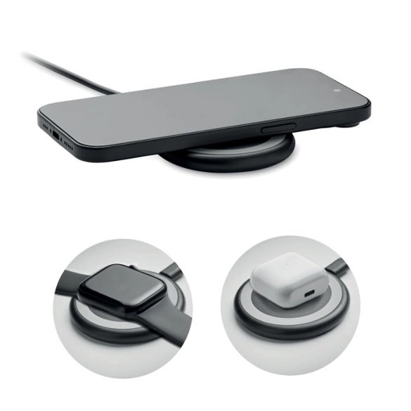 WERLIES, Chargeur sans fil 3 en 1 15W