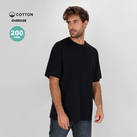 T-shirt oversize col rond "Crimston"