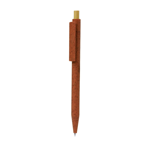Stylo en paille de blé et bambou "Bouteflex"
