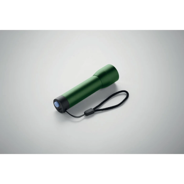 LUMEZO, Lampe rechargeable en alu.