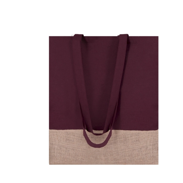 Totebag en jute et coton 120g  "Silva"