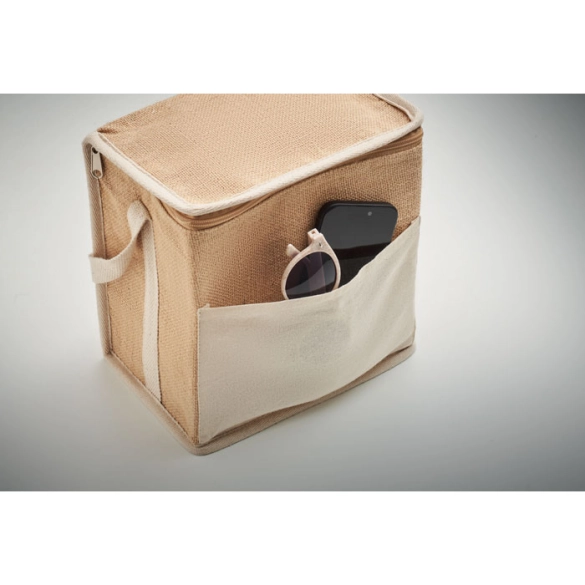 Sac isotherme toile et jute 3 litres "Higgins"