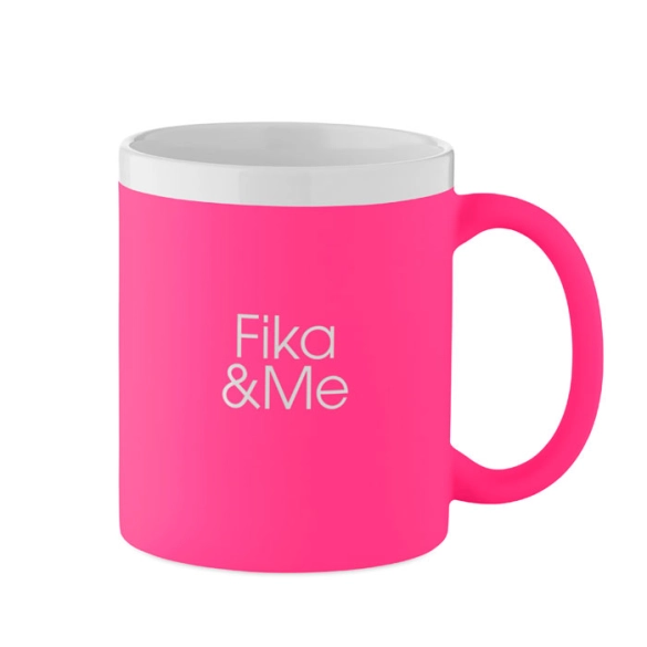 MUGIVA, Mug en céramique 300ml coloris fluo