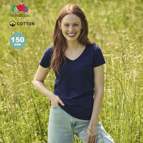 T-Shirt Femme Couleur Iconic V-Neck