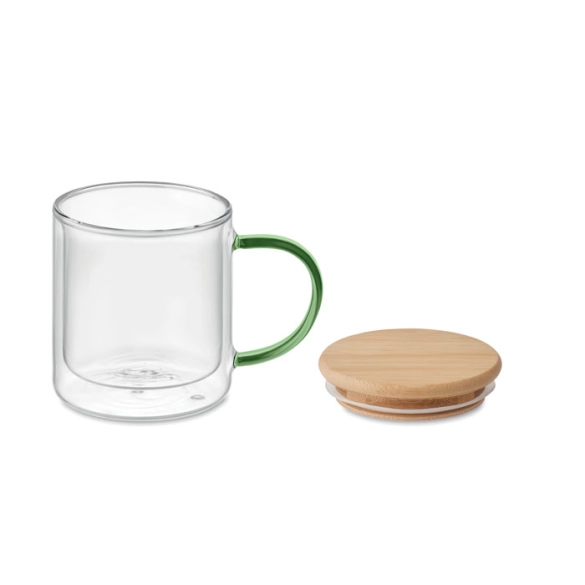 Mug en verre double paroi 300ml "Avelino"
