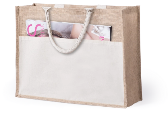 Sac en toile de jute et coton "Sistone"