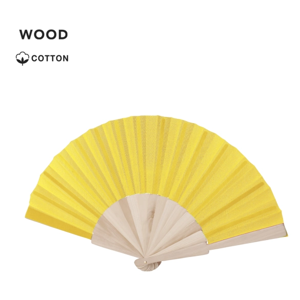 Éventail en bois et polyester "Tornon"