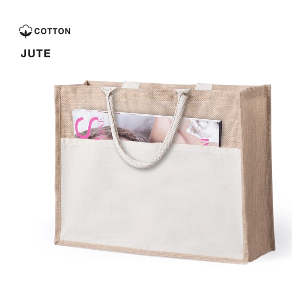 Sac en toile de jute et coton "Sistone"