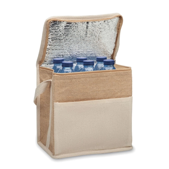 Sac isotherme toile et jute 3 litres "Higgins"