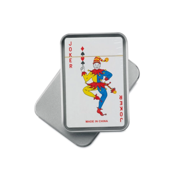AMIGO, Cartes à jouer boîte étain