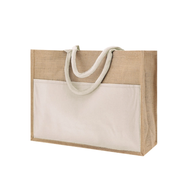 Sac en toile de jute et coton "Sistone"