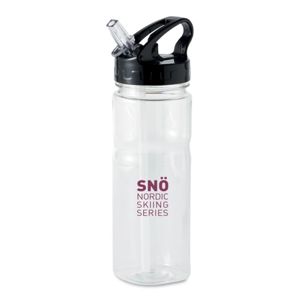 Gourde avec paille repliable 600ml "Finida"