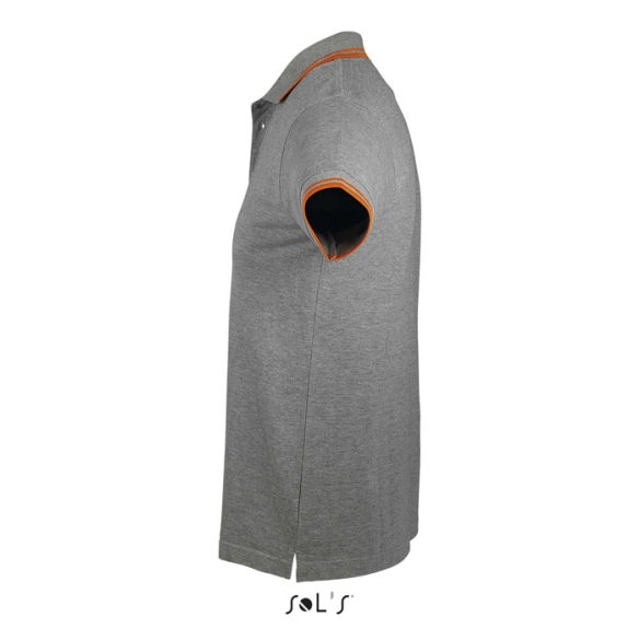 Polo homme avec liseré blanc 200gr "Cachan"