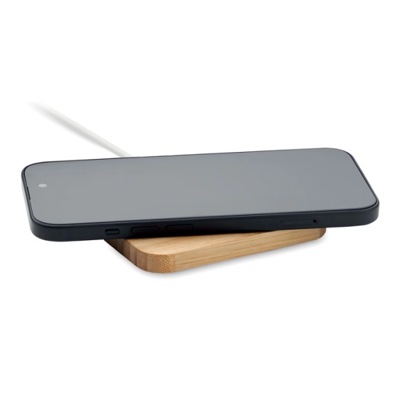 CHARGOO, Chargeur sans fil 15W bambou