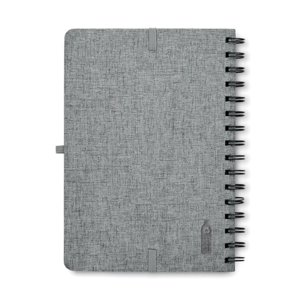 Carnet A5 à spirale et support téléphone "Stalion"