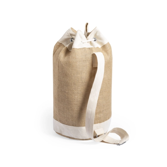 Sac baluchon en coton et jute "Tripnose"
