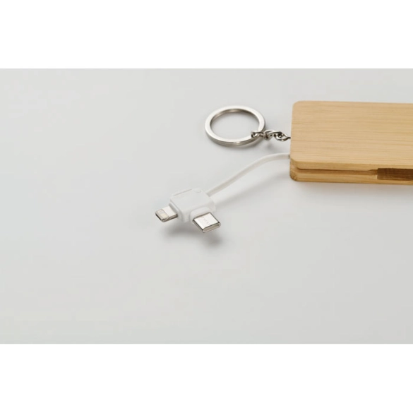 BUPOW, Porte-clés et câble de charge
