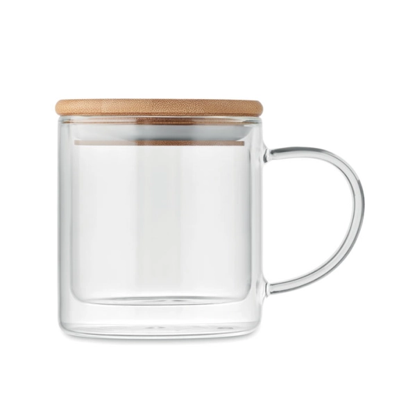 Mug en verre double paroi 300ml "Avelino"