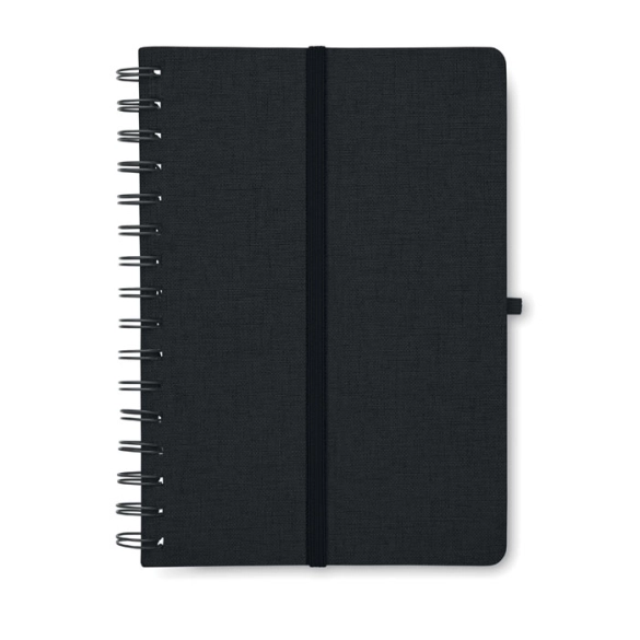 Carnet A5 à spirale et support téléphone "Stalion"