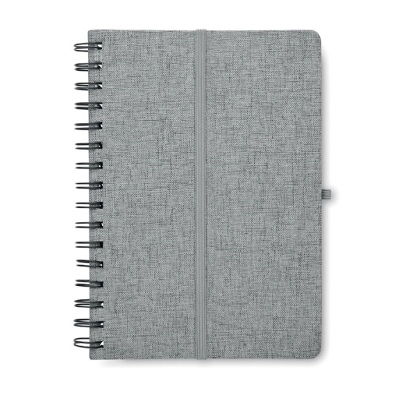 Carnet A5 à spirale et support téléphone "Stalion"