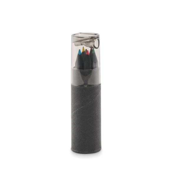 NEGRO, 6 crayons de couleur