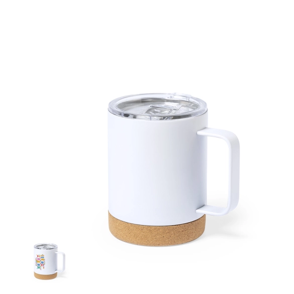 Tasse isotherme base en liège 330ml "Lafont"